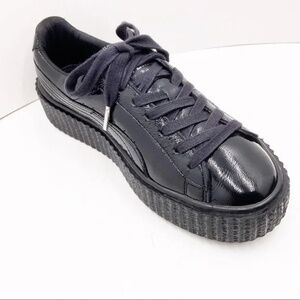 PUMA x FENTY By Rihanna Cracked Patent Leather Sneakers